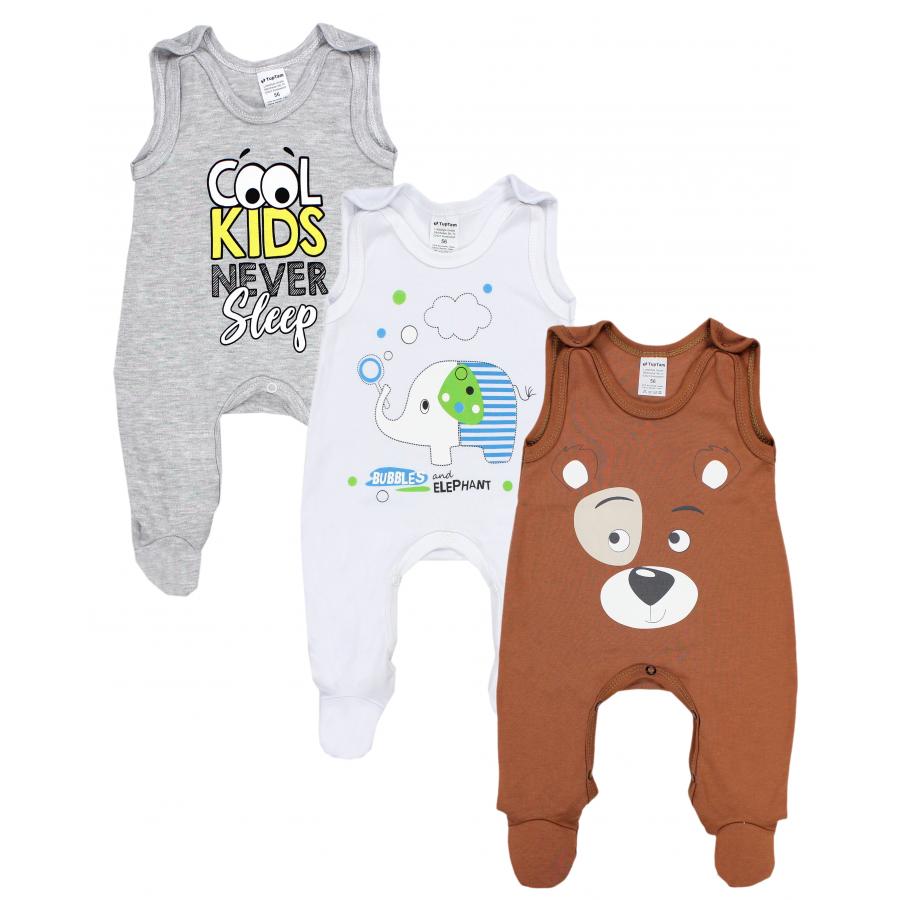 TupTam Baby Jungen Strampler mit Aufdruck Spruch 3er Pack eBay